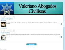 Tablet Screenshot of abogadoscivilistasperu.blogspot.com