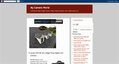 Desktop Screenshot of mycameraworld.blogspot.com