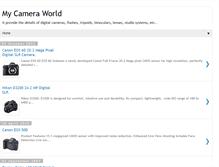 Tablet Screenshot of mycameraworld.blogspot.com