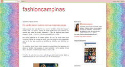 Desktop Screenshot of fashioncampinas.blogspot.com