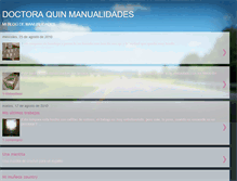 Tablet Screenshot of doctoraquinmanualidades.blogspot.com