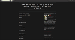 Desktop Screenshot of maxbody.blogspot.com