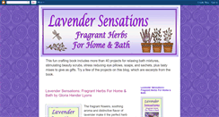 Desktop Screenshot of lavendersensations.blogspot.com