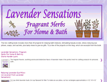 Tablet Screenshot of lavendersensations.blogspot.com