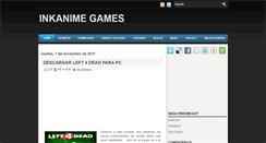 Desktop Screenshot of inkanimegames.blogspot.com