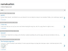Tablet Screenshot of namakualien.blogspot.com