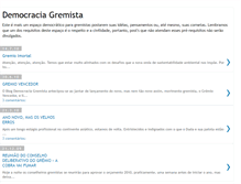 Tablet Screenshot of democraciagremista.blogspot.com