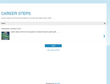 Tablet Screenshot of careerstepspart3.blogspot.com
