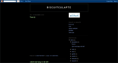 Desktop Screenshot of biscuitculapte.blogspot.com