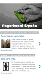 Mobile Screenshot of fingerboard-spain.blogspot.com