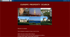 Desktop Screenshot of europe-property-search.blogspot.com