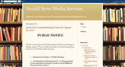 Desktop Screenshot of heraldnewsmediaservices.blogspot.com
