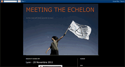 Desktop Screenshot of meetingtheechelon.blogspot.com