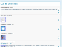 Tablet Screenshot of luzdaexistencia.blogspot.com