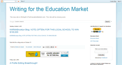 Desktop Screenshot of educationwriting.blogspot.com