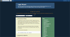 Desktop Screenshot of logicwizard.blogspot.com