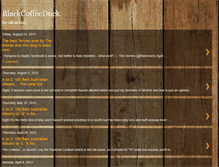 Tablet Screenshot of blackcoffeeduck.blogspot.com