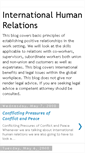 Mobile Screenshot of internationalhumanrelations.blogspot.com