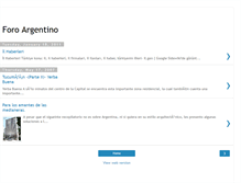 Tablet Screenshot of foro-argentino.blogspot.com