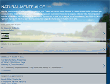 Tablet Screenshot of natural-mente-aloe.blogspot.com