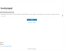 Tablet Screenshot of hamrolovelynepal.blogspot.com