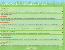 Tablet Screenshot of dontletweedsgrowaroundyourdreams.blogspot.com