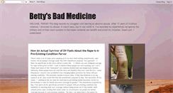 Desktop Screenshot of bettysbadmedicine.blogspot.com