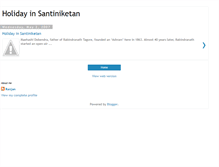 Tablet Screenshot of holidaysantiniketan.blogspot.com