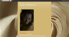 Desktop Screenshot of luizadionizio.blogspot.com