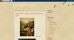 Desktop Screenshot of ledatheswan.blogspot.com