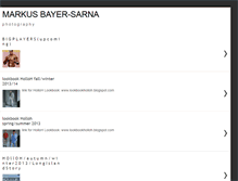 Tablet Screenshot of markusbayer-sarna.blogspot.com