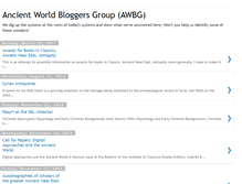 Tablet Screenshot of ancientworldbloggers.blogspot.com
