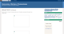 Desktop Screenshot of concursosofertasypromociones.blogspot.com
