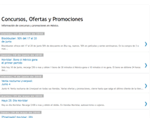 Tablet Screenshot of concursosofertasypromociones.blogspot.com