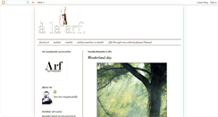 Desktop Screenshot of inthestyleofarf.blogspot.com