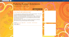 Desktop Screenshot of flutterbylash.blogspot.com