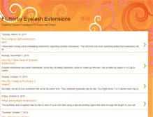 Tablet Screenshot of flutterbylash.blogspot.com