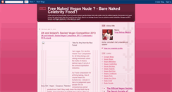 Desktop Screenshot of bare-naked-nude-vegan.blogspot.com