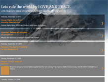 Tablet Screenshot of bepeaceupon.blogspot.com