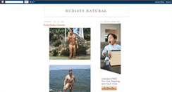 Desktop Screenshot of nudistsnatural.blogspot.com