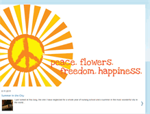 Tablet Screenshot of ohpeaceflowersfreedomhappiness.blogspot.com