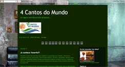Desktop Screenshot of 4cantosdomundo.blogspot.com