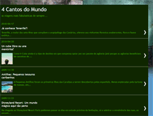 Tablet Screenshot of 4cantosdomundo.blogspot.com
