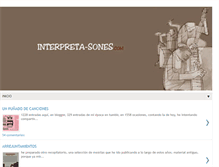 Tablet Screenshot of interpreta-sones.blogspot.com