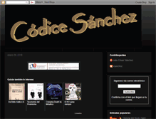 Tablet Screenshot of codicesanchez.blogspot.com