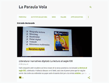 Tablet Screenshot of laparaulavola.blogspot.com