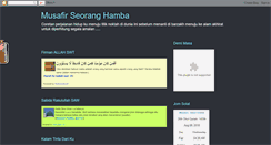 Desktop Screenshot of musafirseoranghamba.blogspot.com
