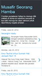 Mobile Screenshot of musafirseoranghamba.blogspot.com