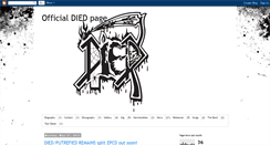 Desktop Screenshot of diedband.blogspot.com