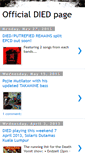 Mobile Screenshot of diedband.blogspot.com